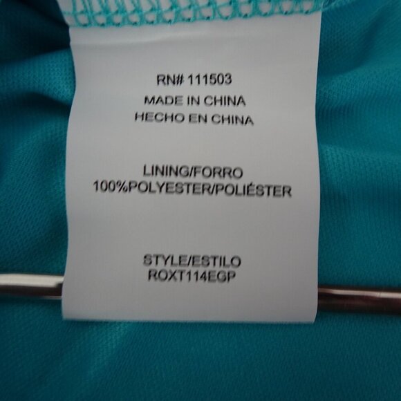 Women's Camisole Tank Top Size L Aqua Blue V-Neck Read Measurements NWOT - Picture 4 of 5